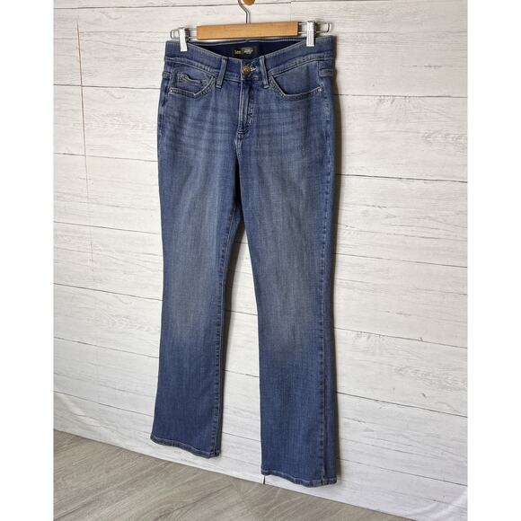 Lee Jeans Womens Size 6 Medium Regular Fit Bootcut Mid Rise Flex Motion Denim - Picture 5 of 16